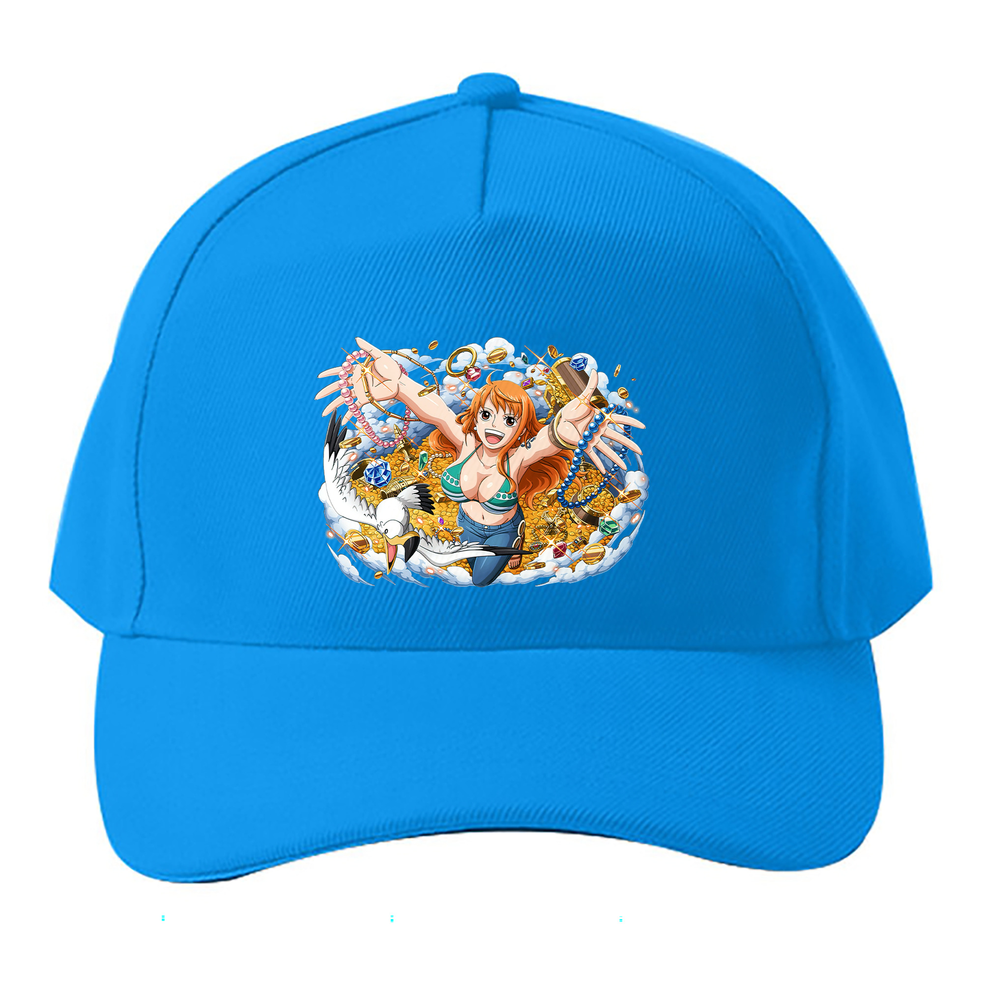 （画像用） ワンピース ナミ ONE PIECE Nami ベースボールキャップ 綿100％ 男女兼用 帽子 スポーツ